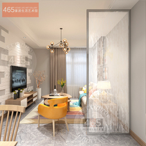Art glass factory direct sales custom modern living room screen bathroom partition clip wire glass wet and dry partition