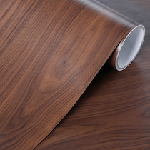 Self-adhesive wood grain stickers waterproof wallpaper self-adhesive furniture cabinet desktop refurbished stickers door cabinet decoration wallpaper