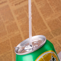 Jianermei disposable 100 milk pointed straight straw 4x160MM transparent color juice fine guarantee