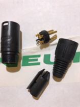 NEUTRIK NC3MX-B gold-plated XLR cannon three-core male cannon plug can be used with NC3MXX-B