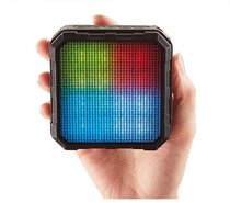 Brookstone LED colorful light Bluetooth speaker Mini portable Bluetooth audio subwoofer luminous speaker