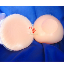 Bimei silicone fake breast prosthetic breast CD disguised fake breast fake mother round 600g paste fake breast to send bra