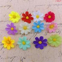 3cm small Daisy simulation silk flower plastic flower small chrysanthemum small sunflower fake flower head flower lawn flower hot sale