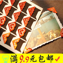 DIY Album Photo Post Corner Pure Color Multi Color Corner Sticker Kraft Photo Post (one 24 pieces)