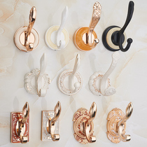 Clothes hook Single hook Single hook shoe cabinet bathroom wall-mounted clothes hook European-style bathroom living room coat hook