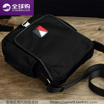 Hong Kong New Mens Leisure Single Shoulder Bag Waterproof Nylon Canvas Oxford Bag Block Bag