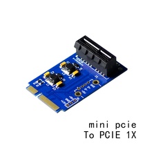 minipcie to PCIE1X to board NIC Test minipcie to PCIE 1x adapter card