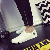 Han Prints Board Shoes Students Shoes Inren Low Help Casual Shoes Lace Black White Tide Shoes Men And Women Lovers Shoes Sails Shoes Cloth Shoes