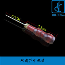 Good quality special price wooden handle thousand pieces exquisite awl positioning drill double gourd awl