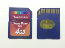 Transcend Transcend Non-SDHC SD card 4G FAT format Low-speed SD card Old navigation instrument camera