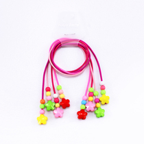 Childrens long hair rope hair accessories Princess pendant headdress childrens head rope super soft thin hair rope