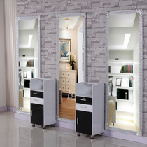 Hairdressing Mirror Desk Hairdressshop Mirror Hair Salon Mirror Floor Mirror Single Sided Mirror Makeup Mirror Desk Hanging Mirror fitting mirror
