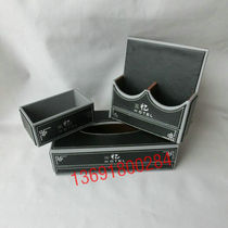 Hainan Hotel Room Leather Tray Shoe Basket Tissue Box Service Guide Remote Control Cover Small Note Holder