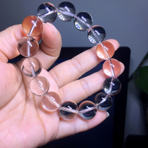 Shuiyu ice natural white crystal bracelet crystal clear white crystal bracelet less cotton more specifications men and women