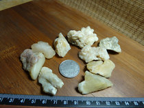 14384 Xinjiang Lop Nur surface Opal fish cylinder stone 120g