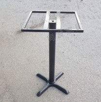 Factory direct cast iron dining table rack Bar rack foot bracket Coffee table legs Western restaurant table foot iron shelf