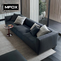 MFOX Nordic down sofa Detachable and washable in-line fabric latex sofa Customizable multi-person combination sofa