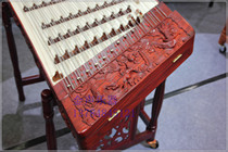 Special Class Yangqin Boutique Imported Small Leaf Purple Sandalwood Reliquette Double Dragon Drama Pearl 402 Yangqin Reliquette