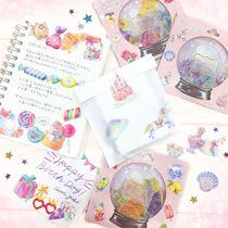 Day Style Hand Tent Stationery Teenage Girl Hearts Pink Crystal Ball Stickup Paper Bag Swan Firebird Unicorn Kitty Baseball Candy