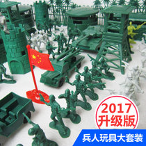WWII Petty Soldiers Soldiers Soldiers Model Plastic Toys Military Suit War Scenarios Green Soldiers Paparazzi