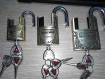 Straight open waterproof anti-rust padlock special key anti-unlocking tool unlocking anti-theft edge padlock