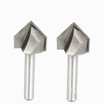 V-shaped knife electric wood milling edge machine engraving machine gong milling woodworking 90 ° V type hypotenuse tip cutter wood milling cutter
