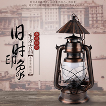 Outdoor Lighting charging imitation retro decoration camping tent kerosene lamp lantern