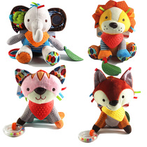 Baby Animal Puppets Bed Hanging Cart Hanging Plush Toys Dolls Baby Bed Dolls