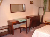 Suzhou factory direct sales Hotel furniture Simple TV cabinet Room bed frame Nightstand Computer desk Writing desk