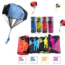Shivering Society People Hand Mini Small Hands Throw Parachute Children Puzzle Toys Outdoor Sports Interactive Toys