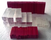 Red rubber plexiglass seal material for laser engraving machine Wholesale of printing blank consumables
