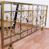 Nordic wrought iron balcony guardrail fence Simple bay window railing Stair handrail decoration European-style indoor pastoral