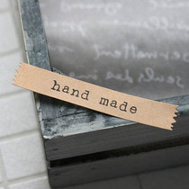 Long serrated Handmade Kraft paper sealing sticker Handmade soap sticker Gift sealing sticker 600 sticker price