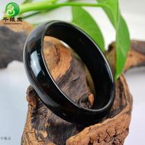 Lantian jade bracelet Shaanxi natural jade Lantian Jade Mo Jade female bracelet with certificate special price