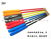 Double Head Air Bamboo Stem Sponge Handle Copper Head Shake Rod Double Bowl Copper Head Rod Children Old Man Beginner Empty Bamboo Shake Rod