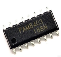 (LARGE PRICE SUPERIOR) PAM8403 No filter D class stereo audio amplifier SOP-16 straight beat