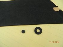 Round shock-absorbing pad with rubber back shock-absorbing gasket chassis shock-absorbing pad chassis foot speaker bracket gasket