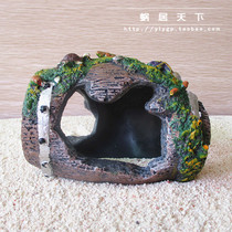(Pirate Silver Side Wine Barrel) Sustena Crab Resin Shelter From The House Cave House Rearing Case Vat-Made Landscape Adornment
