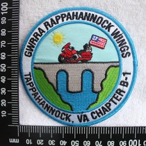 Heart embroidery YD05 Sun Motorcycle American embroidery backrubber cloth 10CM badge arm