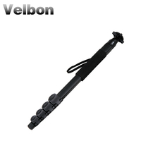 Velbon Gold Clock EX-UP53 Aluminum Alloy Monopod SLR Camera Photo Head Stand With Head