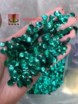 3mm-12mm concave and convex silver background blue green sequin DIY accessories accessories clothing accessories blue and green sequins