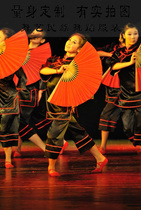 Dance Arts one thousand Red Dance Folk Dance Seedlings Song Convince of the Costume Women Professional Customized