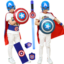 Halloween Childrens Performance Costume Mens America Captain The Beatles The Avengers League Costume Cape Christmas