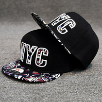 nyc hip-hop hat lady summer couple Street spring and autumn Korean tide leisure wild letter duck tongue plate cap