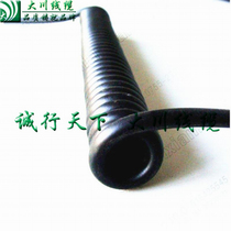 Power cord slapbow wire 3 core 0 3 Square 2 M pure copper folding resistant pull wire spiral wire 3 core PU spring wire