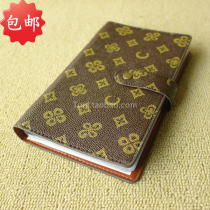 Business imitation leather business card book soft leather PU large capacity 240 card book folder card collection card