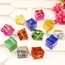 Christmas decorations 3CM color small gift bag 12pcs Christmas Tree wreath rattan small pendant gift gift