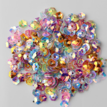 6mm three-dimensional flower stand sequins imported beads DIY handmade clothing accessories Dance dress dress decoration materials
