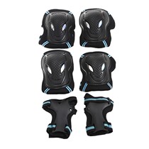 Skateboard protective gear Roller skating Skateboard protective gear Skating extreme sports Adult childrens protective gear set Knee and wrist protection FD