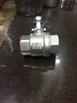 Shanghai Jinqiao valve 316L stainless steel two-piece ball valve stainless steel acid resistant 316L thread ball valve